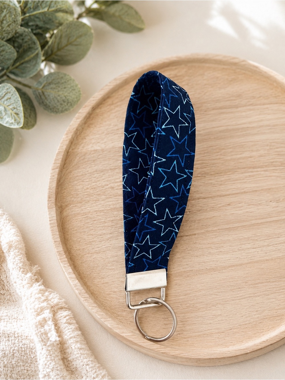 Blue Star Wristlet Key & Card Holder - Picture 1 of 1
